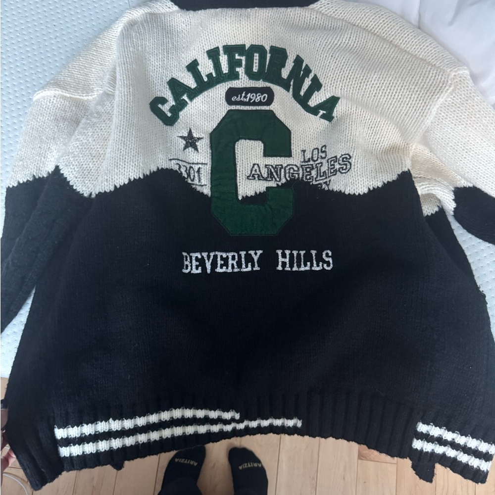 California Varsity Style Sweater